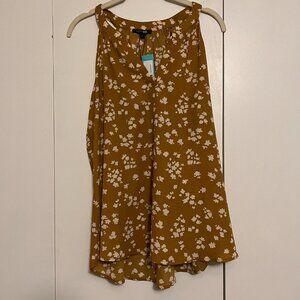 Papermoon Hadley Halter Blouse, Yellow, NWT, Size L